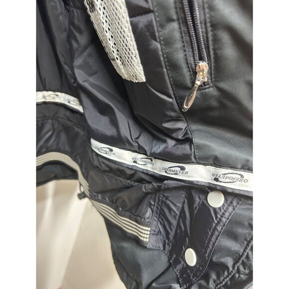 Obermeyer Ridgeline Ladies Waterproof Breathable Ski Jacket Size 12 Black & Whit - Picture 4 of 12